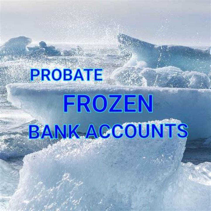 Are bank accounts frozen on death?