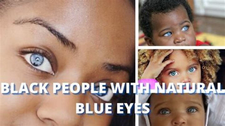 Can black babies have blue eyes?