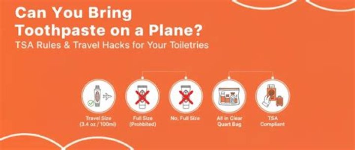 Can I bring toothpaste on a plane?