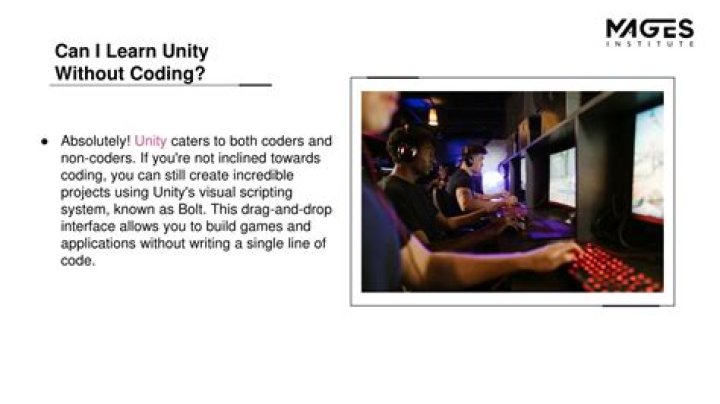 Can I learn Unity without coding?