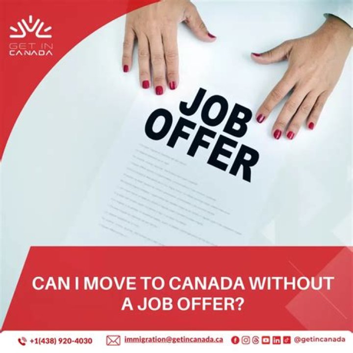Can I move to America without a job?