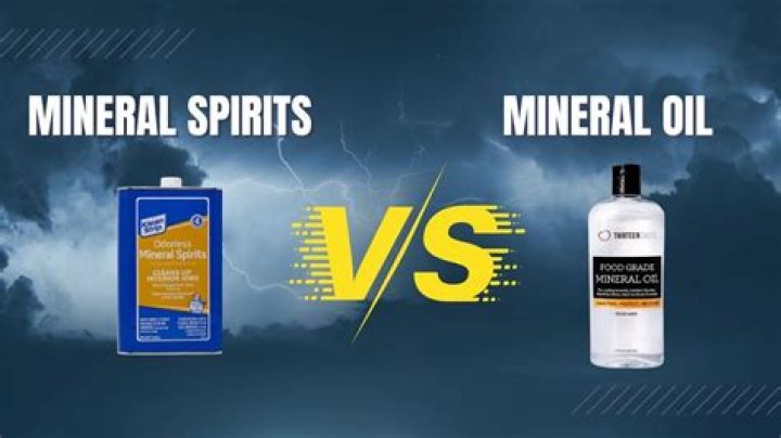 Can I use mineral spirits instead of mineral oil?