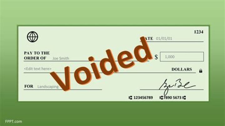 Can I void a check myself?