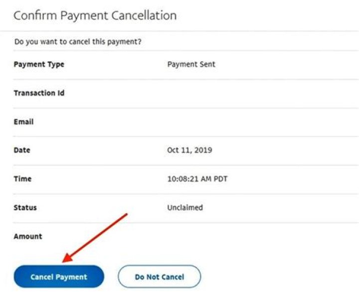 Can someone cancel a PayPal payment?
