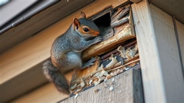 Can squirrels chew through Hardie siding?