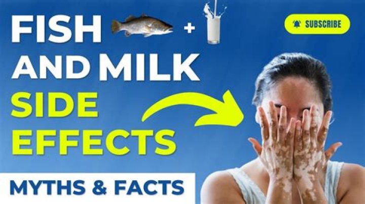 Can we drink milk after eating fish?