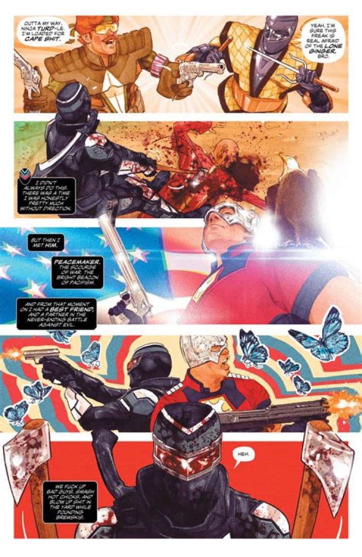 Did Peacemaker sleep with vigilante?