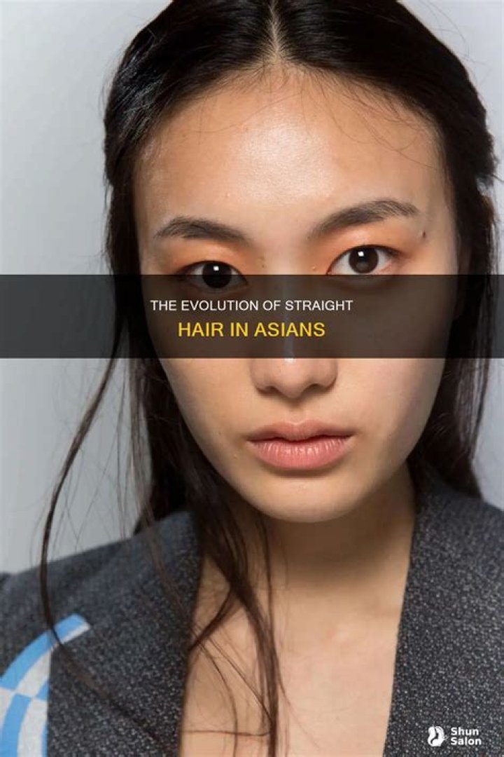 Do Asians have thick hair?
