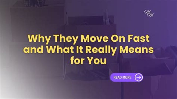 Does a narcissist move on quickly?