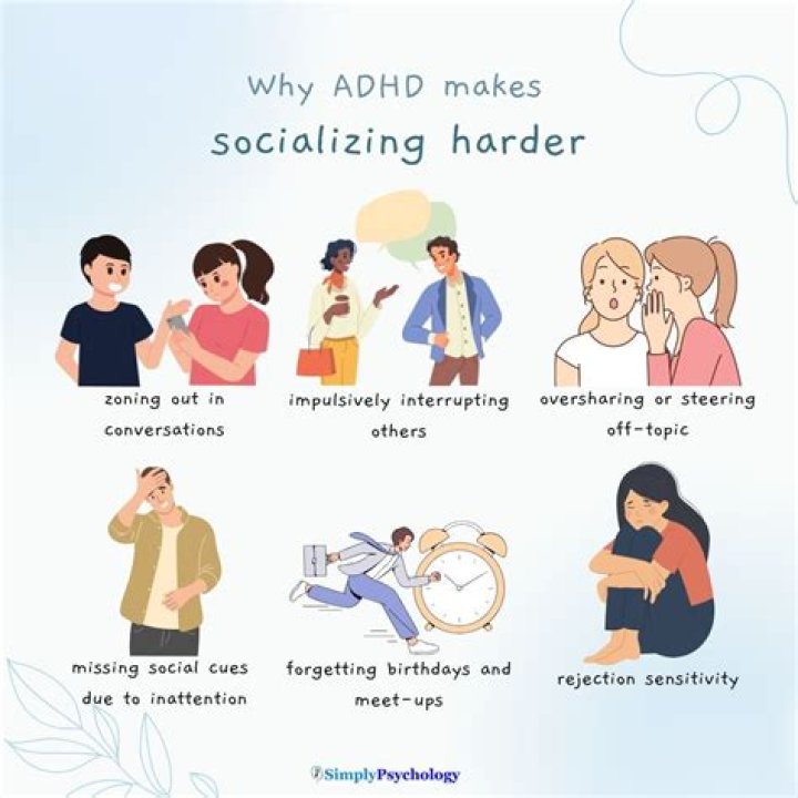 Does ADHD cause staring?