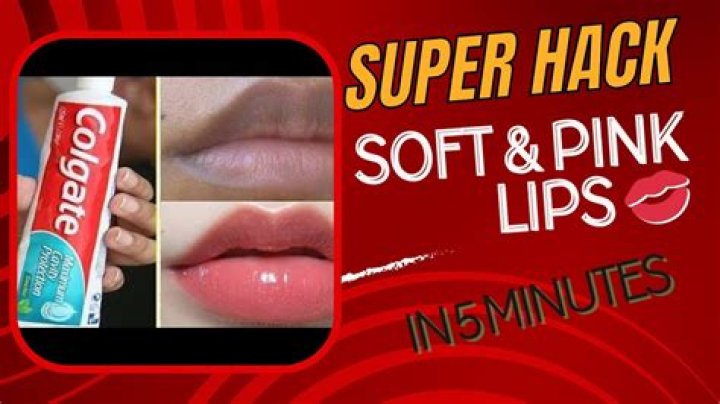 Does Colgate make lips pink?