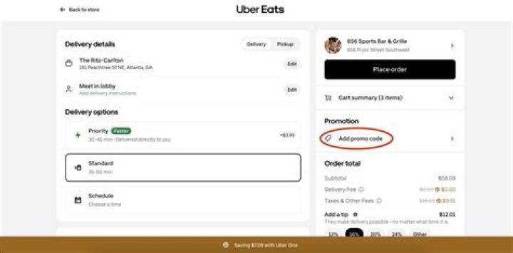 Does Uber Eats take debit?