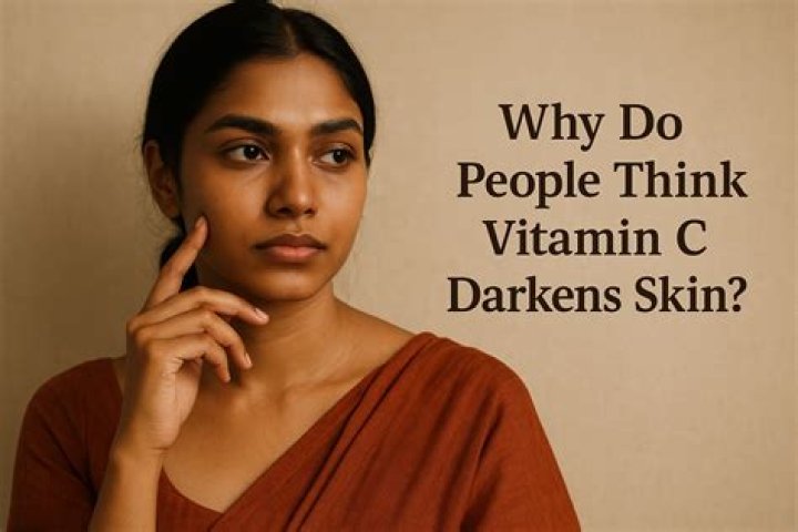 Does vitamin E darken skin?