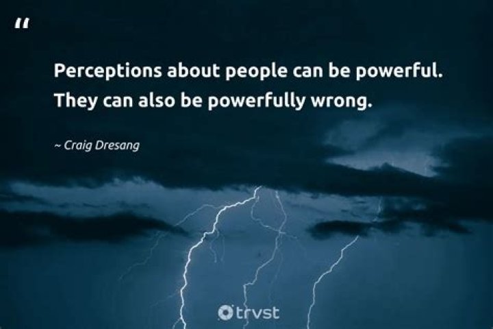 How can we avoid wrong perception?