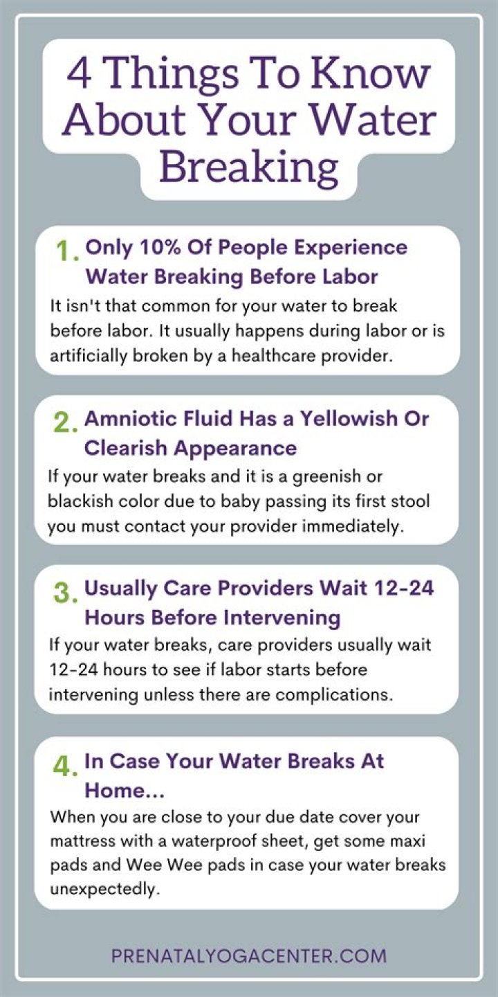 How do I know if my water broke in bed?