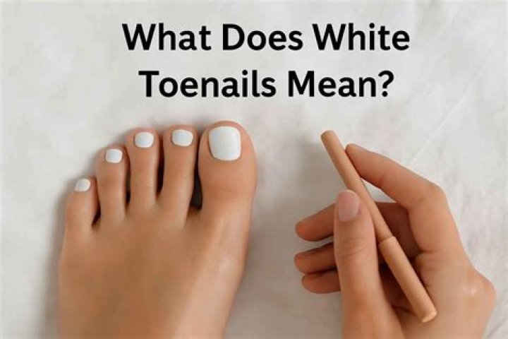 How do you keep your toenails clean and white?