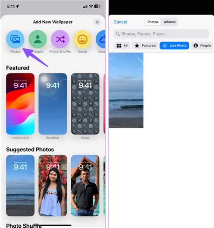 How do you make a live wallpaper with multiple pictures?