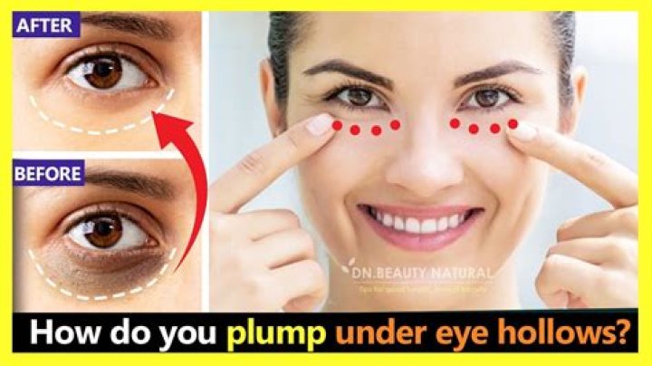 How do you plump up hollow eyes?