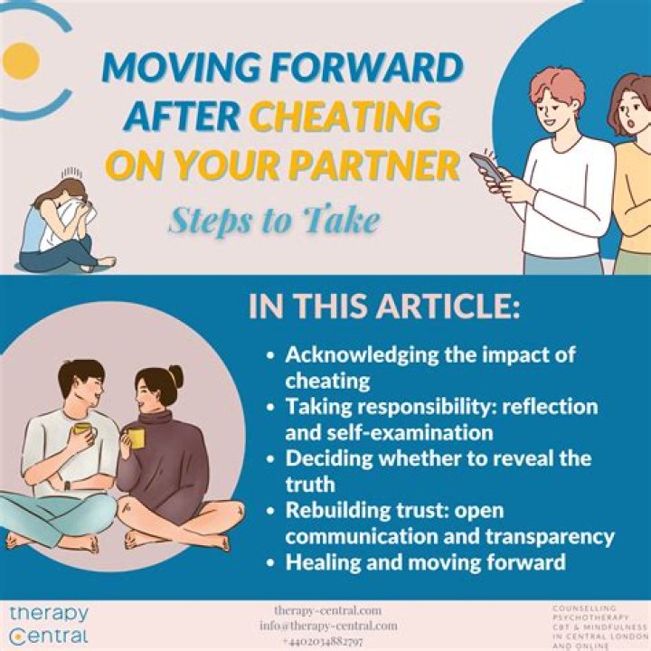 How do you respond to someone who cheated on you?