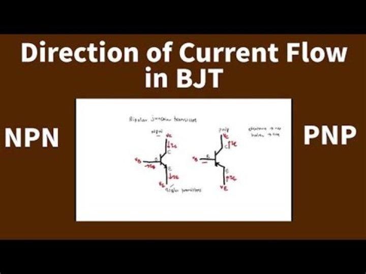 How does current flow in BJT?