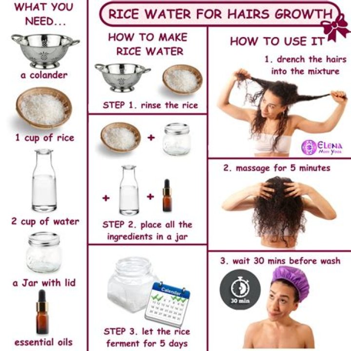 How long does it take for hair to grow with rice water?