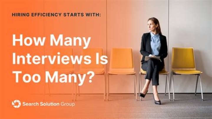 How many interviews is normal?