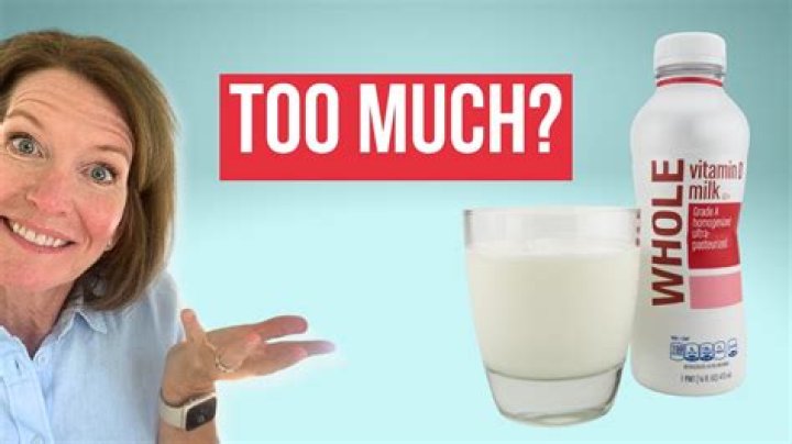 How much milk should you drink a day for vitamin D?