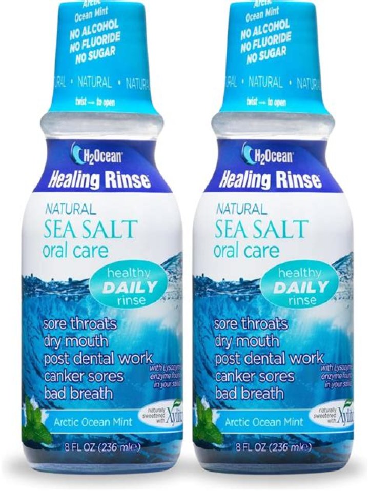 How often should I rinse my mouth with salt water?