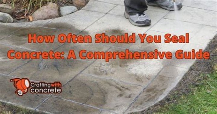 How often should you seal concrete?