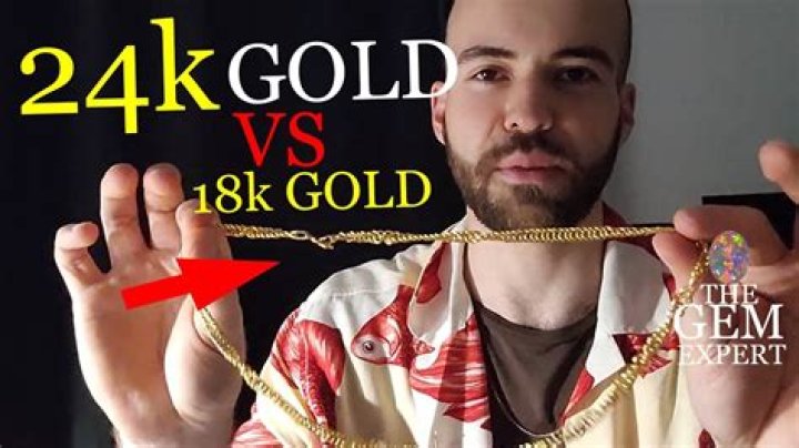 Is 24k gold better than 18k?