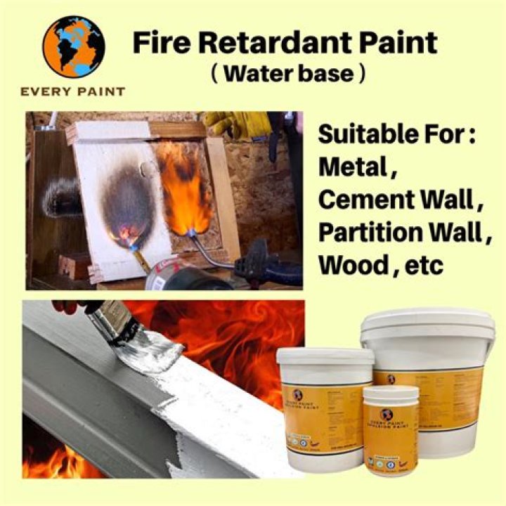 Is fire retardant paint water based?