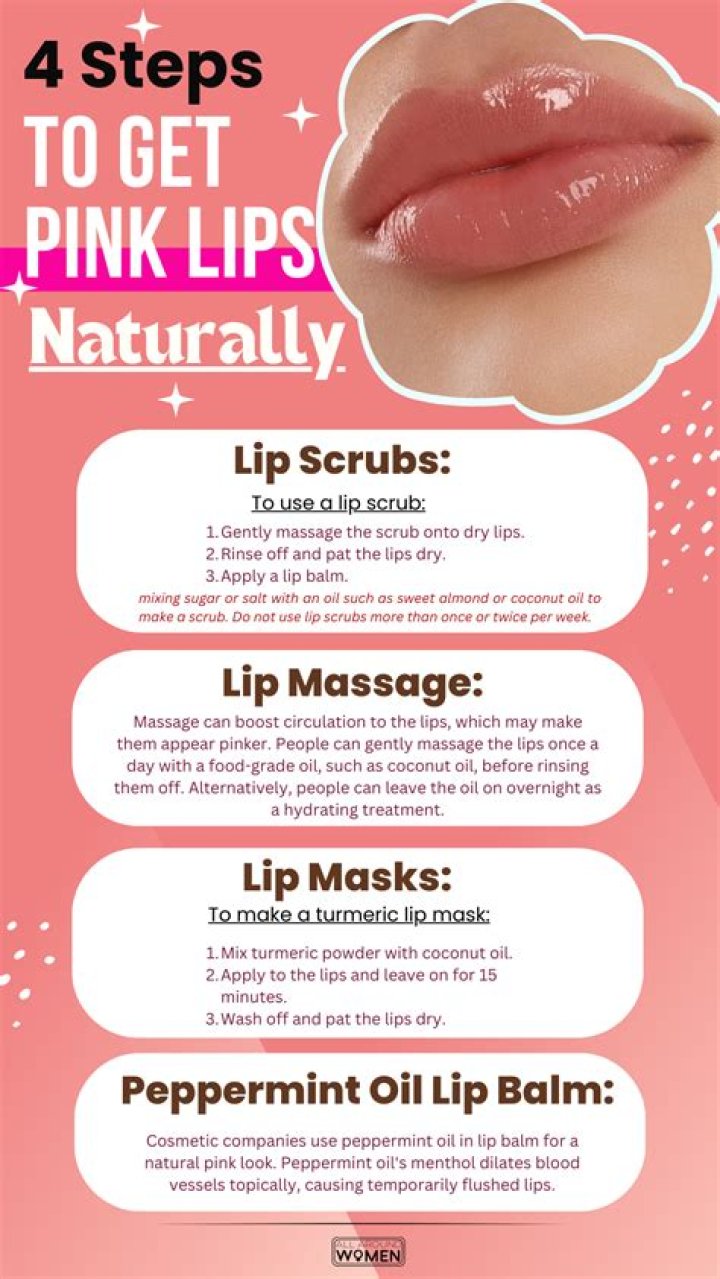 Is it possible to turn lips pink?