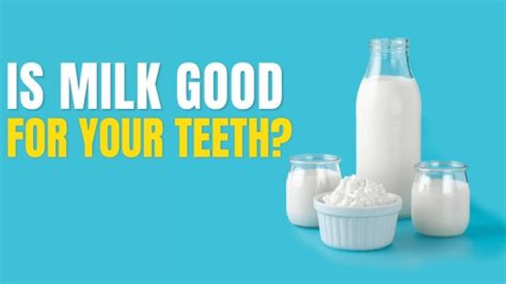 Is milk good for your teeth?