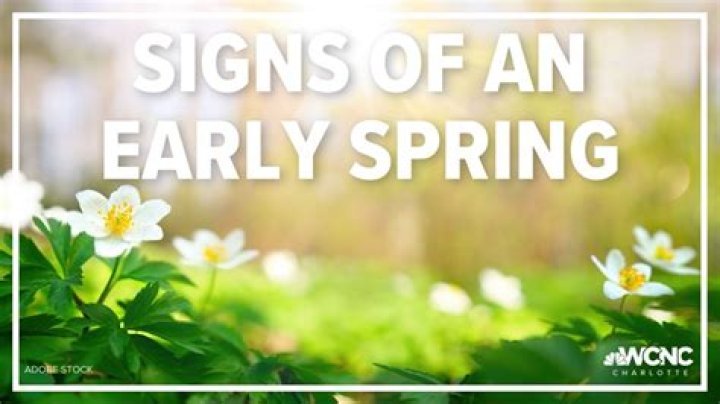 Is spring going to come early this year?