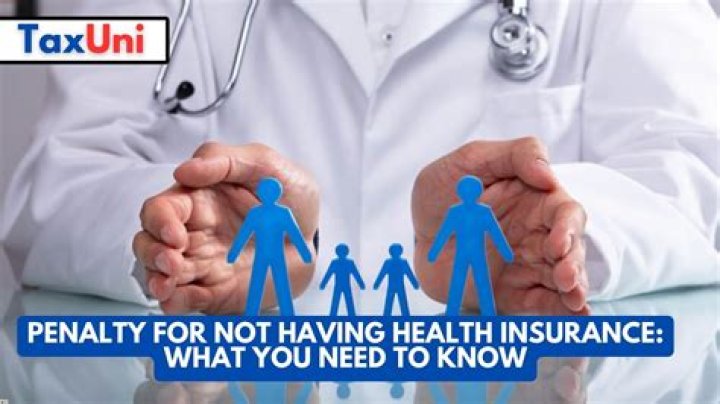 Is there a penalty for not having health insurance 2021?