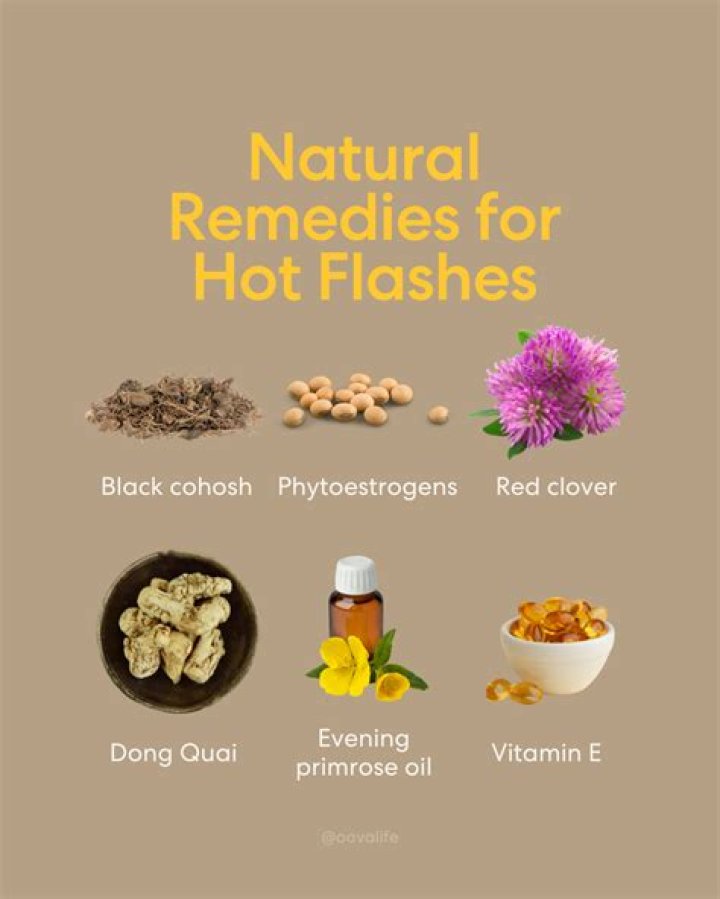 What's the best natural remedy for hot flashes?