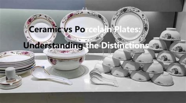 What's the difference between porcelain and ceramic dishes?