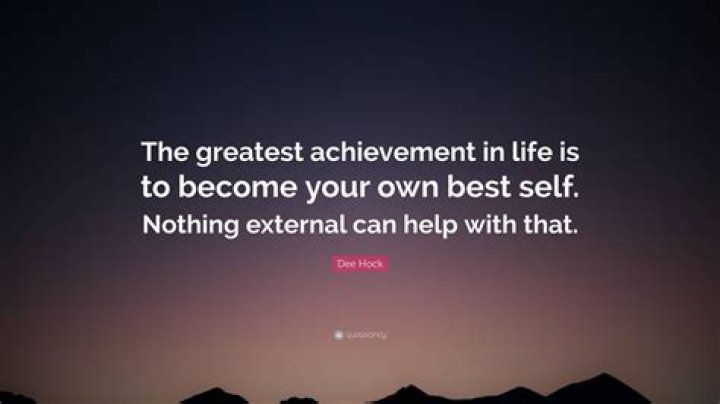 What are the greatest achievement in life?