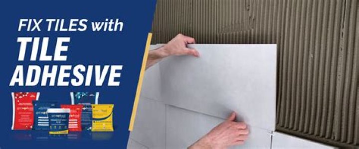 What can be used as tile adhesive?