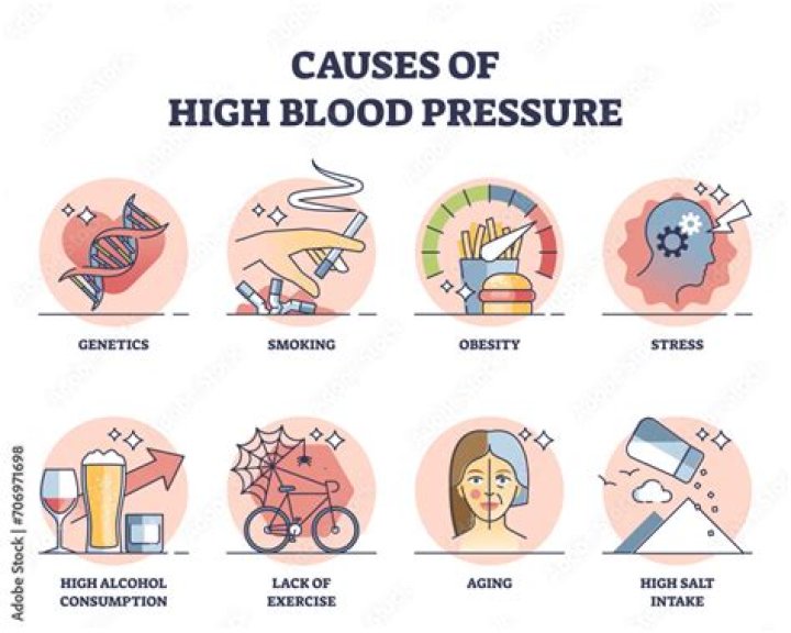 What causes high blood pressure?