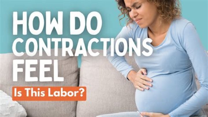 What do mild contractions feel like?