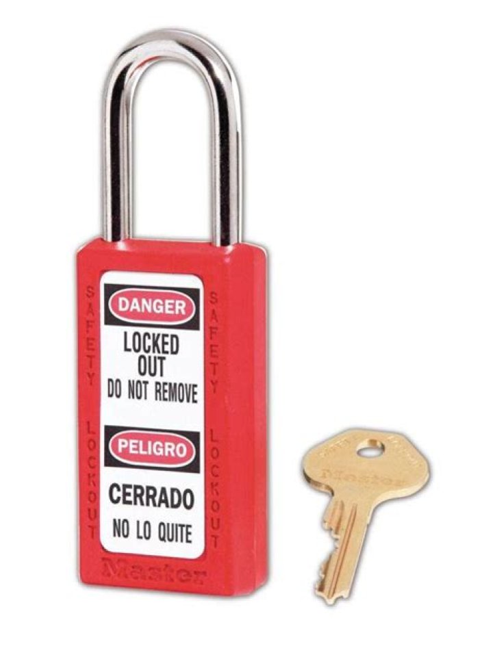 What does a red padlock mean?