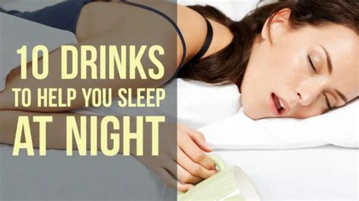What drink makes you sleepy?