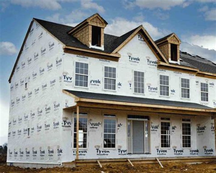 What goes on first Tyvek or insulation?