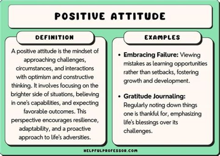 What is a superior attitude?
