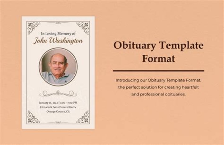 What is an obituary example?