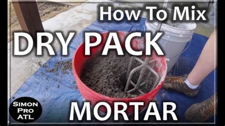 What is dry set mortar bed?