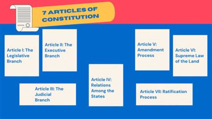 What is meant by article in Constitution?