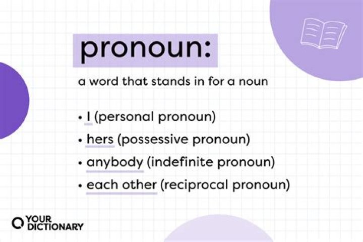 What is pronoun and examples?
