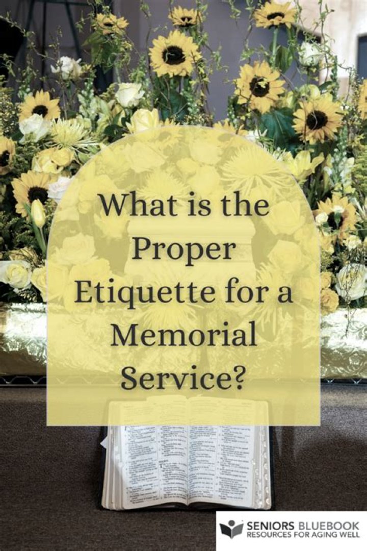 What is proper etiquette for a funeral?
